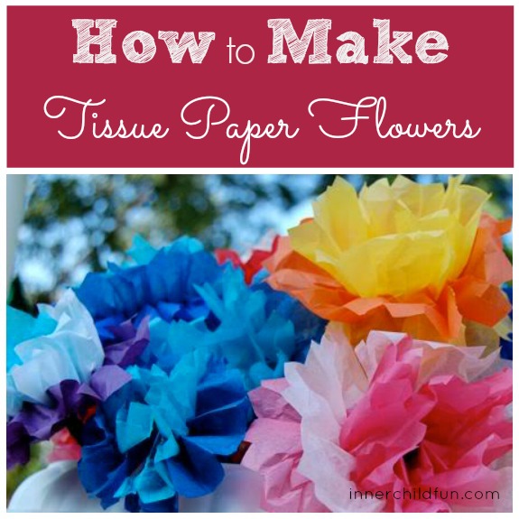 How to make tissue paper roses easy