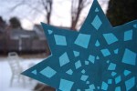 Stained Glass Snowflakes