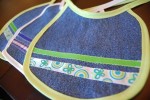 Tutorial and Giveaway — Baby Bib from Old Jeans