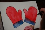 Low-Mess Mittens Painting