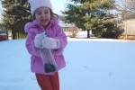 Frugal Fun Outdoors – Snow Painting