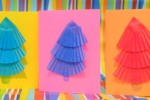 Handmade Pine Tree Holiday Cards