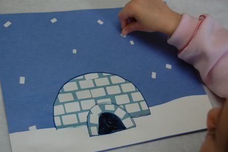 how to make an igloo craft