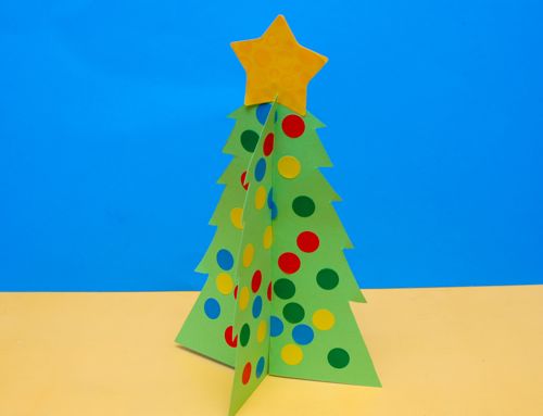 No Mess Christmas Tree Craft for Tots - Inner Child Fun