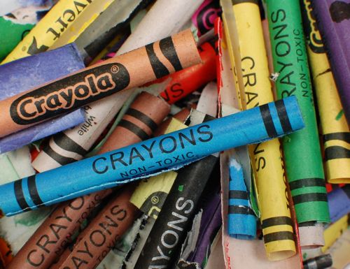 Crayon PARTY FAVOR // Birthday Party Gift // Crayon Party Favor // Non  Candy Favor // Party Favor Bag // Kids Birthday Crayons // Crayola 