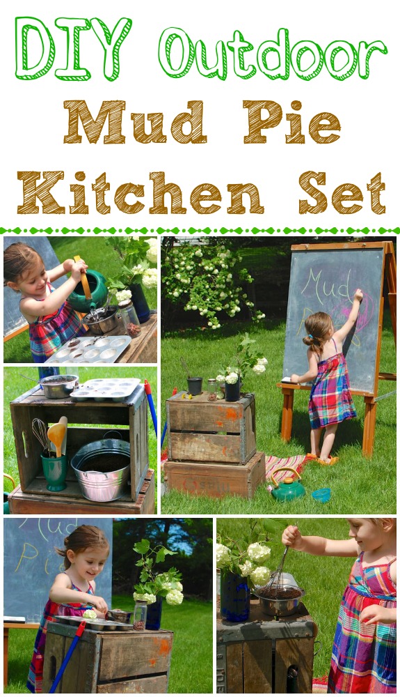 DIY Outdoor Mud Pie Kitchen Set