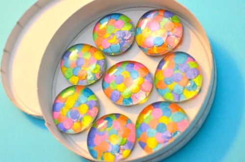 DIY Glass Magnets - A Nation of Moms