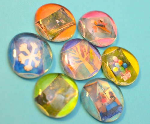 Things to Make and Do - Glass-pebble picture magnets