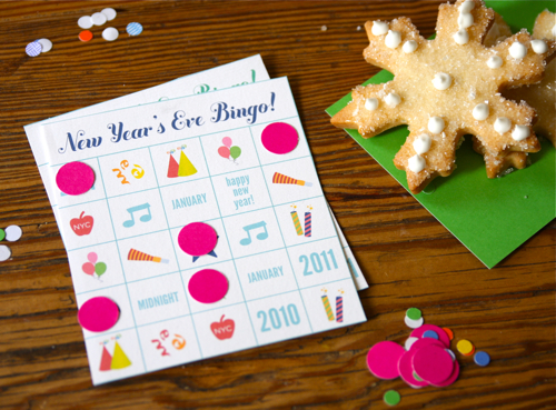 New Year's Eve Bingo Game for Kids - Toddler Approved