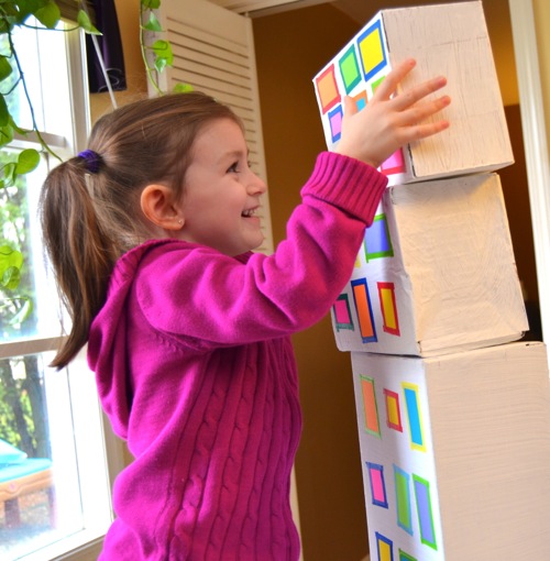 diy projects for kids - Cardboard City