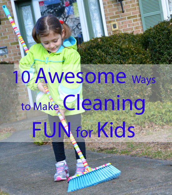 Cleaning fun for kids