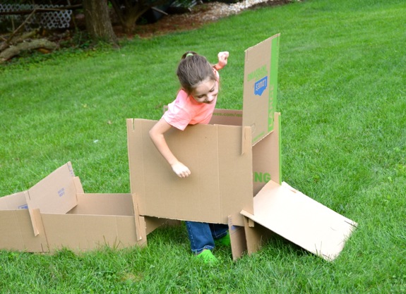 DIY Cardboard Construction Play Set - Inner Child Fun