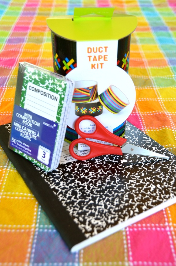 Duck Tape Covered Composition Books