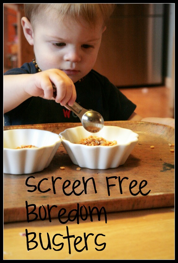 Screen Free Boredom Busters