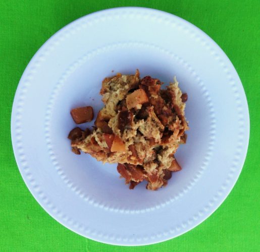 Healthier Slow Cooker Apple Bread Pudding