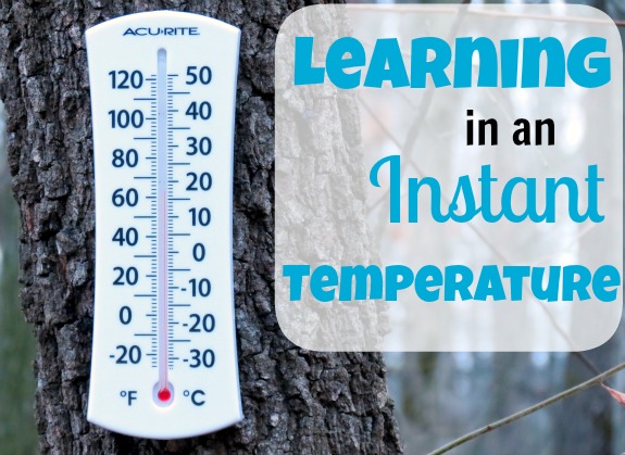 Learning in an Instant: Temperature