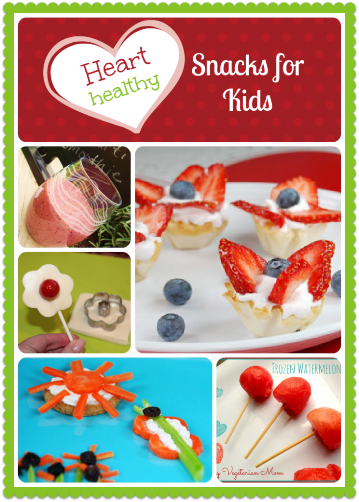 Heart Healthy Snacks for Kids Roundup