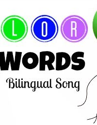 color words song, bilingual color words