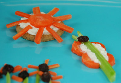 Healthy Snacks - Fun with Veggies