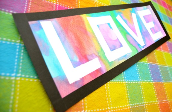 LOVE Watercolor Painting