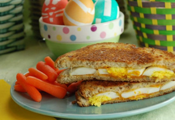 Grilled Egg and Cheese Sandwich Recipe to Use Leftover Easter Eggs