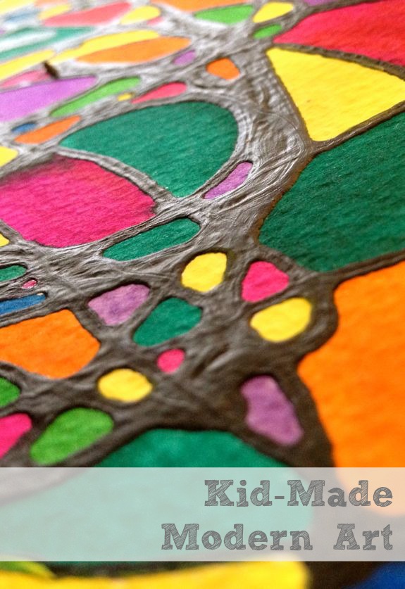 Rainy Day Fun -- 7 Modern Art Projects for Kids