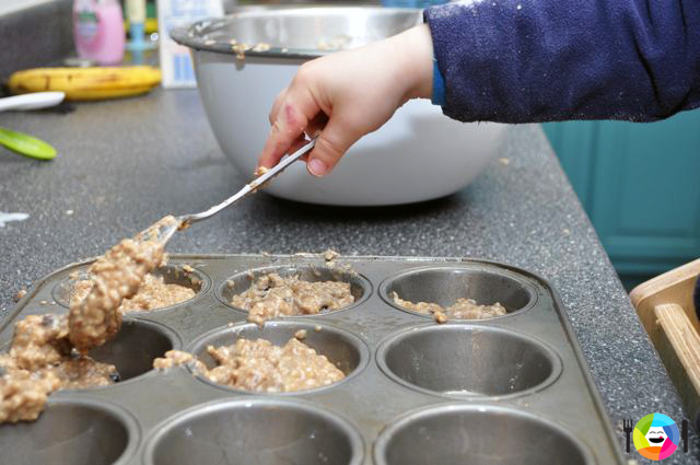 Inner Child Food: Blueberry Wheat and Oat Muffins Recipe - Kids in the Kitchen