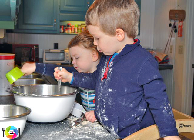 Making Blueberry Muffins in the Learning Tower