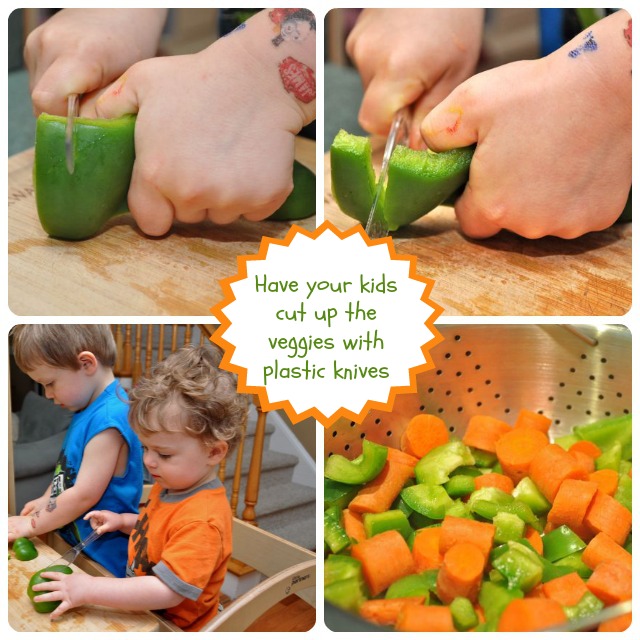 Kids Can Cut Veggies with Plastic Knives