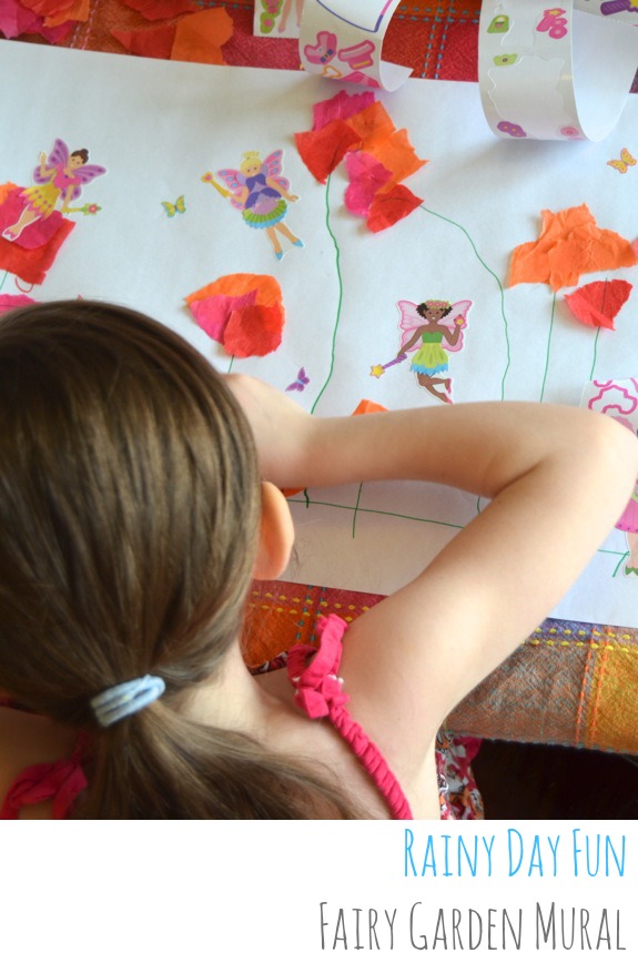 Rainy Day Fun: Fairy Flower Garden Mural