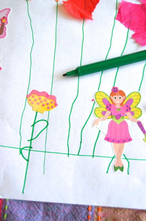 Rainy Day Fun: Fairy Flower Garden Mural