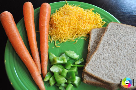 Healthy Grilled Cheese Sandwiches - Ingredients