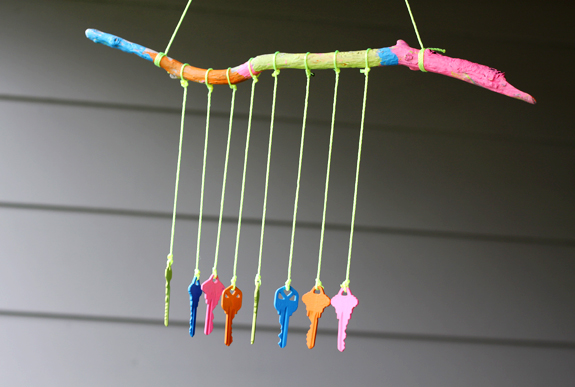 DIY Key Wind Chimes