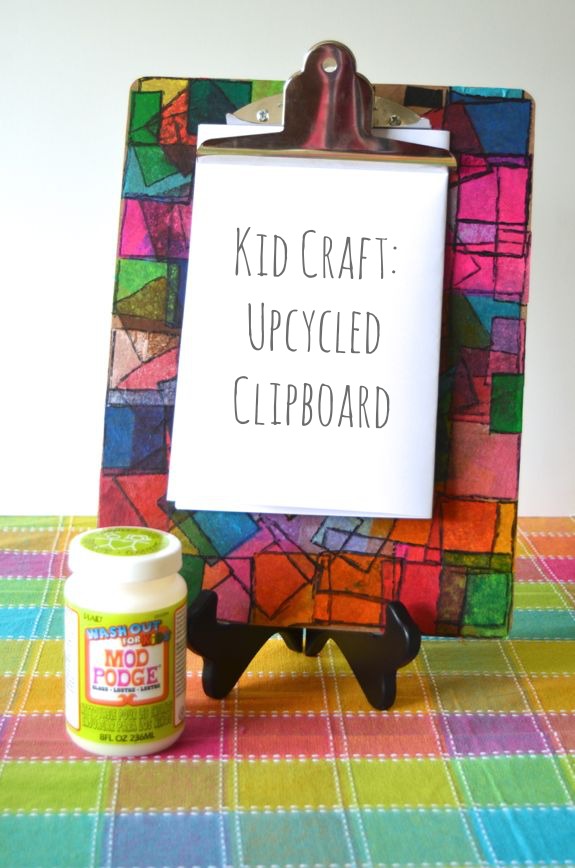 Kid Craft: Upcycled Clipboard