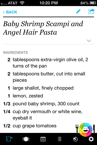 Enter Recipes into Pepperplate App