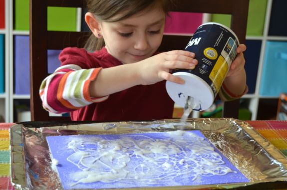 Exploring Salt and Watercolors from The Artful Parent