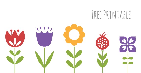 Free Printable Spring Flower Matching Game Inner Child Fun