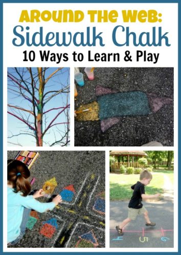 Around the Web-10 Ways to Learn and Play with Sidewalk Chalk