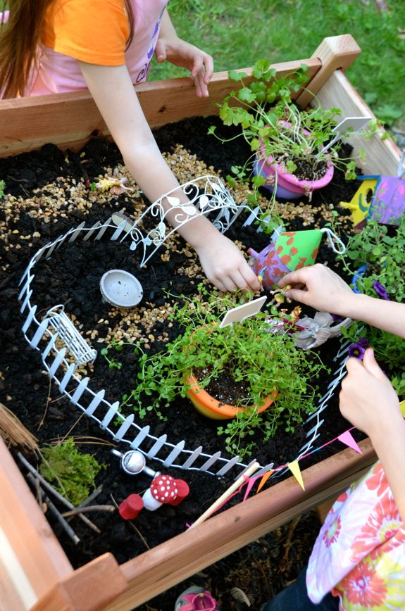 fairy garden pretend play