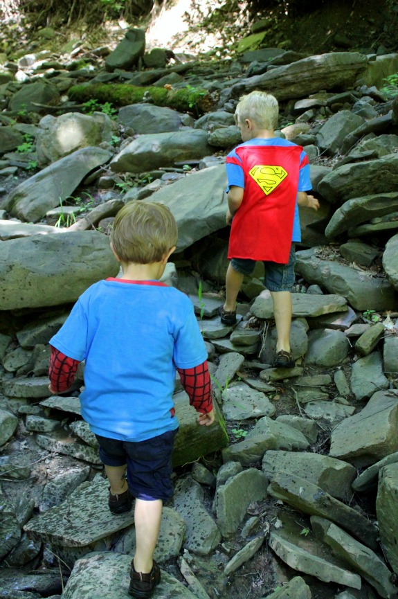 Fossil Hunting at the Creek