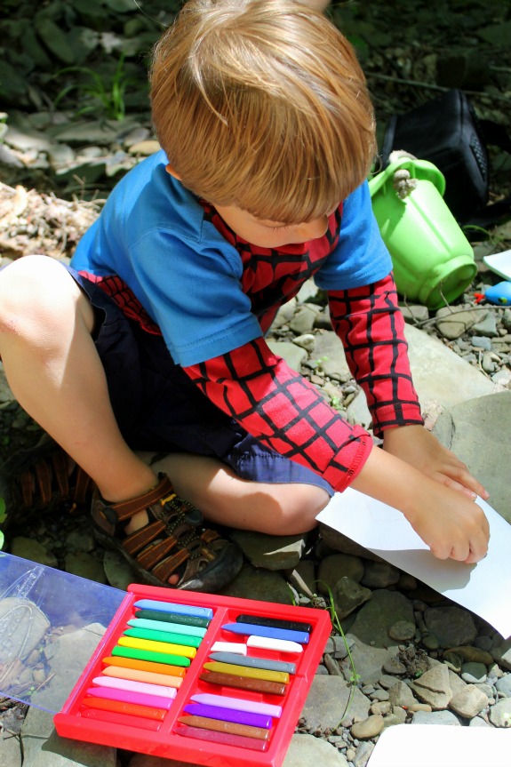 Fossil Hunting at the Creek