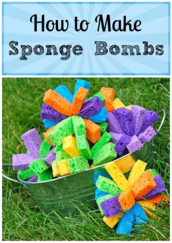 Playing and learning with sponge bombs!