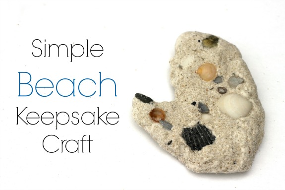 Simple Beach Keepsake Craft