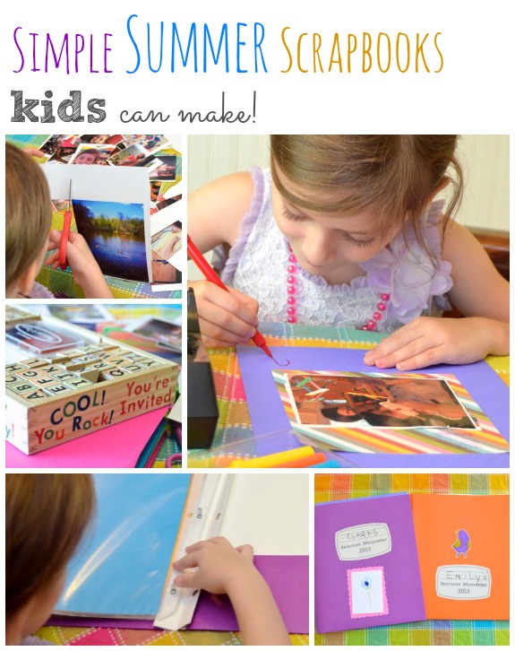 Simple Summer Scrapbooks Kids Can Make