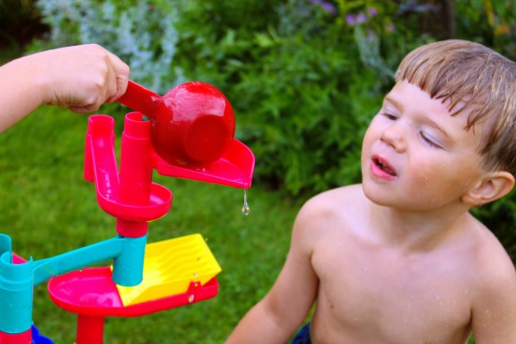 Water Fun with a Marble Run