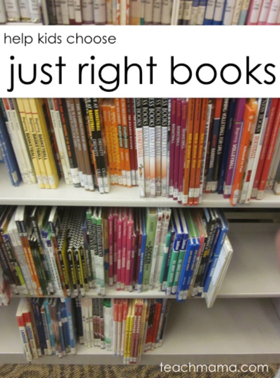 Help Kids Choose Just Right Books