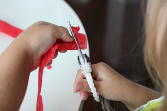 Toddler apple craft