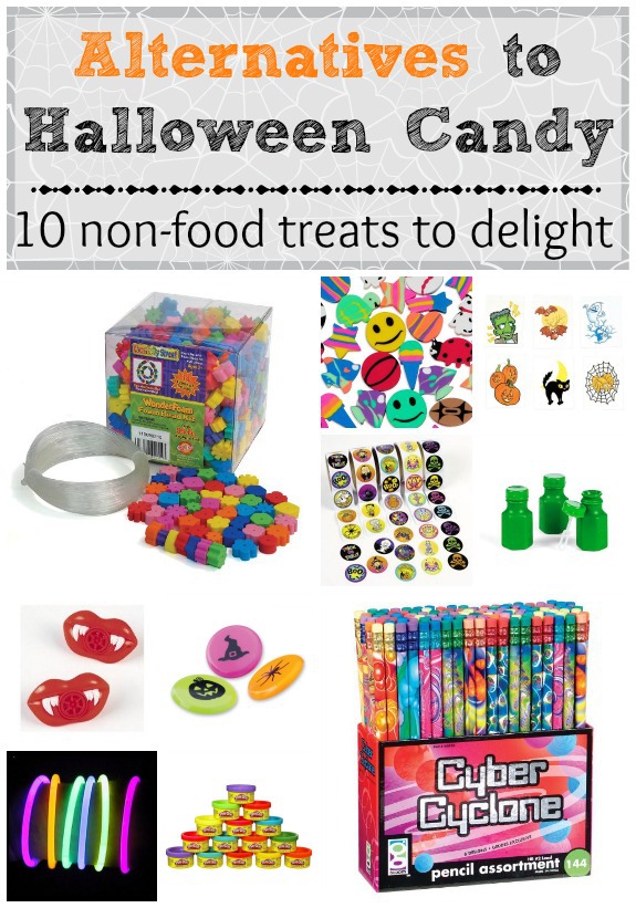 Alternatives to Halloween Candy -- 10 non-food treats to delight