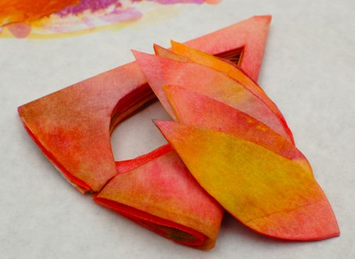 Easy Recycled Crafts - Fall Wreaths