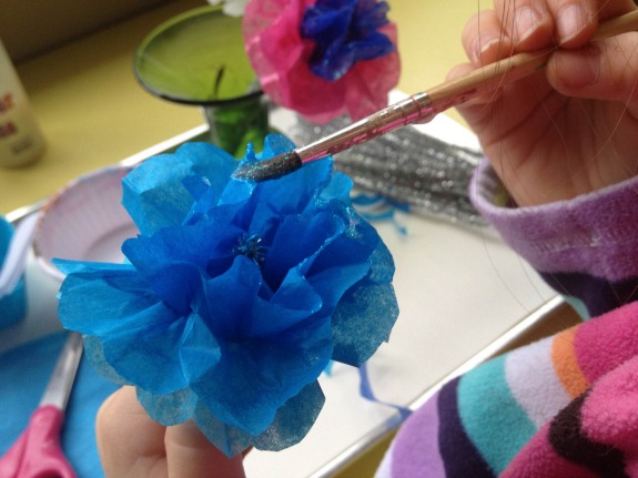 Holiday Gift Kids Can Make -- Frosty Flowers